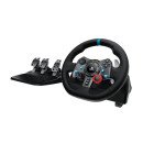 Logitech 991-000486 accessoire de jeux vidéo Noir USB Volant + pédales + écouteurs Analogique/Numérique PlayStation 5, PlayStation 4, PC