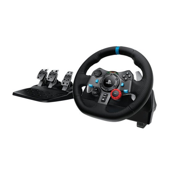 Logitech 991-000486 accessoire de jeux vidéo Noir USB Volant + pédales + écouteurs Analogique/Numérique PlayStation 5, PlayStation 4, PC
