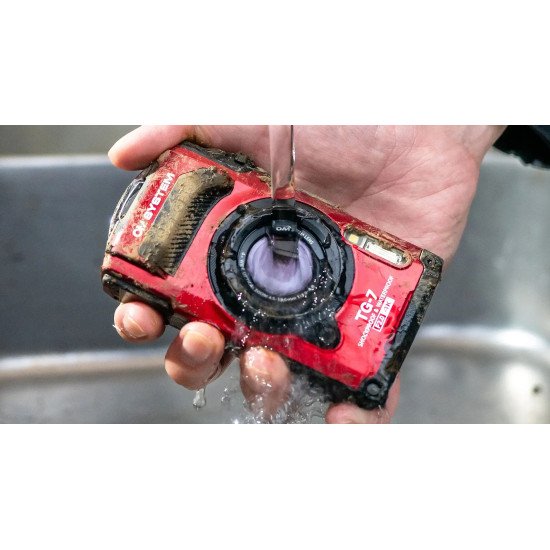 OM Digital Solutions Tough TG-7 1/2.33" Appareil-photo compact 12,7 MP CMOS 4000 x 3000 pixels Rouge OM Digital Solutions Tough TG-7 1/2.33" Appareil-photo compact 12,7 MP CMOS 4000 x 3000 pixels Rouge