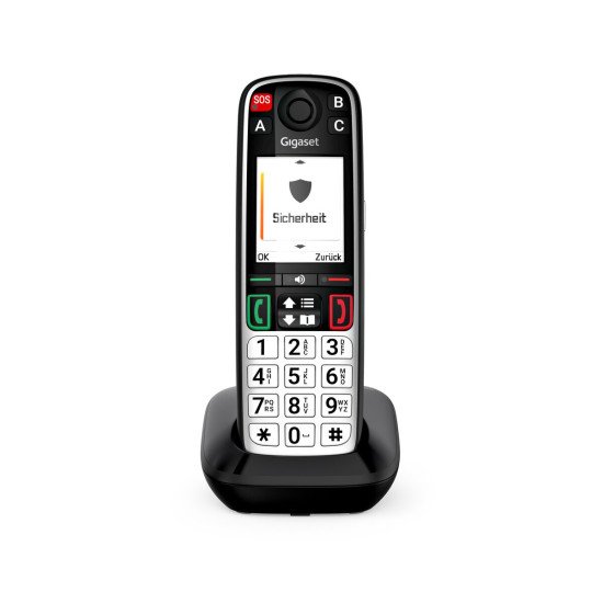 Gigaset EASY 500 Téléphone analog/dect Identification de l'appelant Noir, Argent