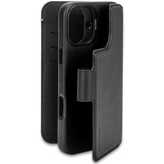 Decoded Leather Detachable Wallet coque de protection pour téléphones portables 17 cm (6.7") Étui avec portefeuille Noir
