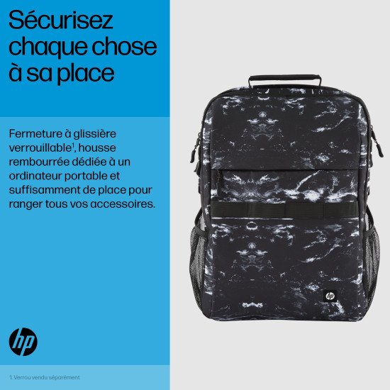 HP Sac à dos Campus XL imprimé marbre