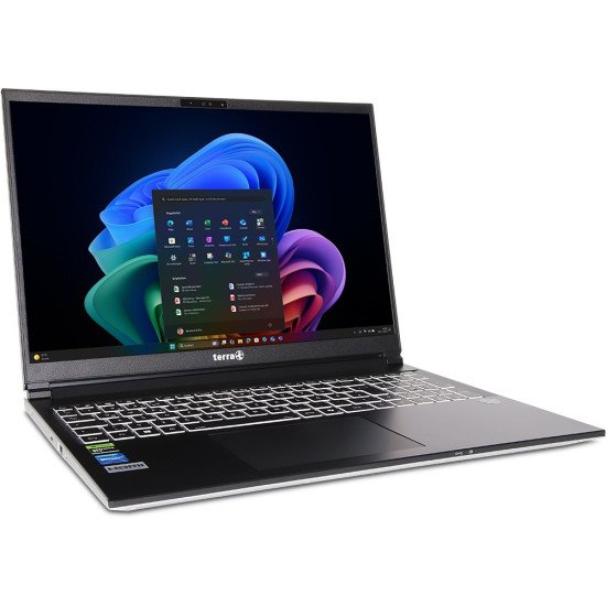 TERRA 1220876 laptop AMD Ryzen™ 7 40,6 cm (16") WQXGA 32 Go DDR5-SDRAM 1 To Wi-Fi 6E (802.11ax) Windows 11 Pro Argent