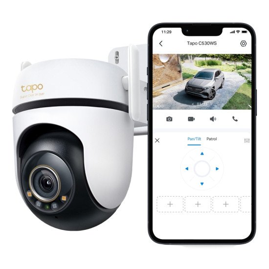 TP-Link TAPO C530WS caméra de sécurité Tourelle Caméra de sécurité IP Extérieure 2880 x 1620 pixels Mur TP-Link TAPO C530WS caméra de sécurité Tourelle Caméra de sécurité IP Extérieure 2880 x 1620 pixels Mur