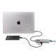 StarTech.com 10G2A1C25EPD-USB-HUB station d'accueil Avec fil USB 3.2 Gen 2 (3.1 Gen 2) Type-C Gris