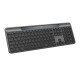 Logitech Signature Slim Solar+ K980 clavier Universel RF sans fil + Bluetooth QWERTY Italien Graphite