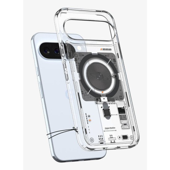 Spigen ACS09727 coque de protection pour téléphones portables 17,3 cm (6.8") Housse Noir, Transparent