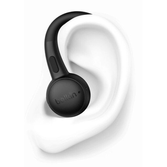 Belkin SoundForm ActiveFit Casque Avec fil &sans fil Crochets auriculaires Appels/Musique USB Type-C Bluetooth Noir