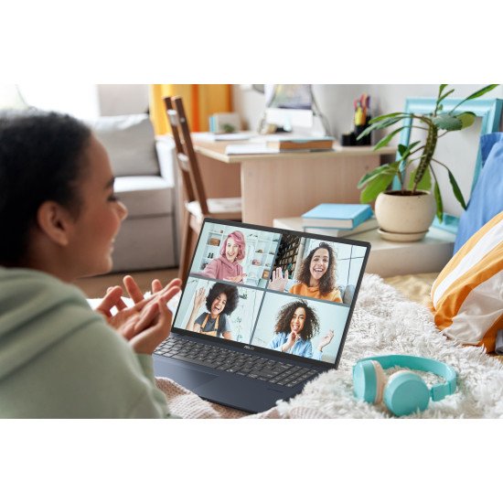 ASUS Vivobook 16 M1607KA-MB5NDW Copilot+ PC AMD Ryzen AI 5 330 Ordinateur portable 40,6 cm (16") WUXGA 16 Go DDR5-SDRAM 512 Go SSD Wi-Fi 6 (802.11ax) Windows 11 Home Belge Bleu, Argent