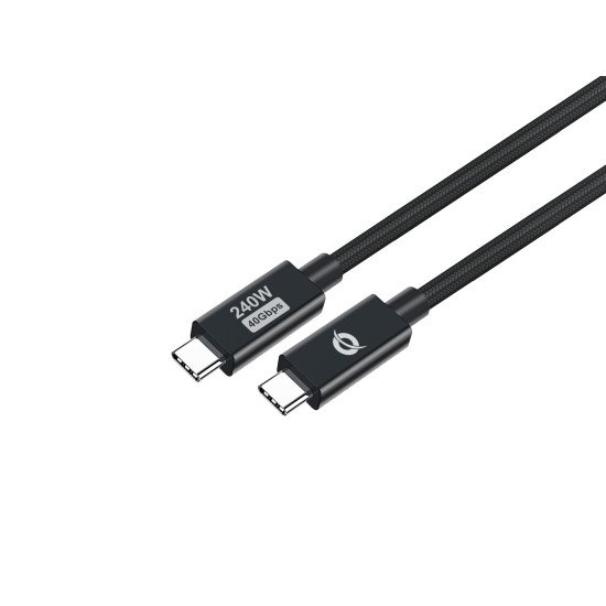 Conceptronic ETTA04B20 câble USB USB4 Gen 3x2 2 m USB C Noir Conceptronic ETTA04B20 câble USB USB4 Gen 3x2 2 m USB C Noir