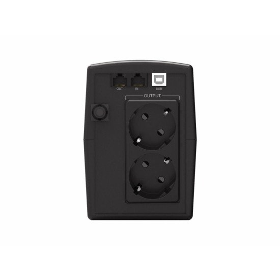 Conceptronic ZEUS07ES UPS Interactivité de ligne 1 kVA 600 W 2 sortie(s) CA
