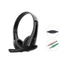Conceptronic POLONA06B3T casque Avec fil Arceau Appels/Musique Noir