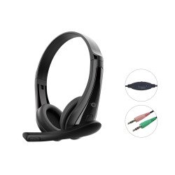 Conceptronic POLONA06B3T casque Avec fil Arceau Appels/Musique Noir