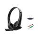 Conceptronic POLONA06B3T casque Avec fil Arceau Appels/Musique Noir