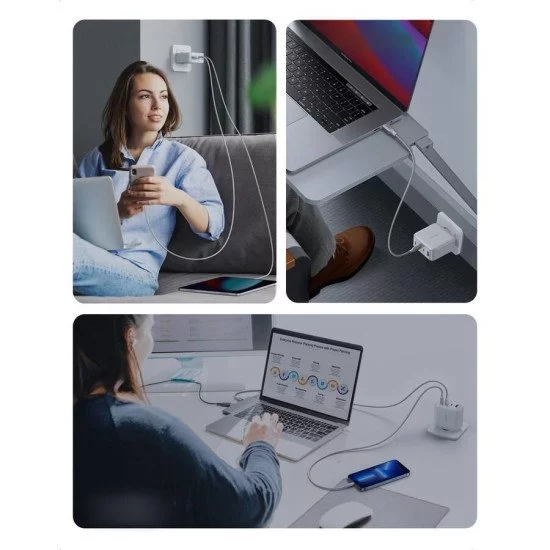 Ugreen 15337 chargeur d'appareils mobiles Universel Blanc Secteur Charge rapide Intérieure Ugreen 15337 chargeur d'appareils mobiles Universel Blanc Secteur Charge rapide Intérieure