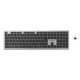 Kensington KB535 EQ clavier Bureau RF sans fil + Bluetooth QWERTY Anglais Gris