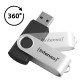 Intenso Clé USB Office Line, 32 Go, USB-A, 3.2 Gen 1x1, noir-argent Intenso Clé USB Office Line, 32 Go, USB-A, 3.2 Gen 1x1, noir-argent