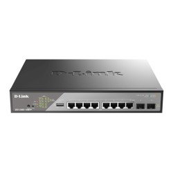 D-Link DSS-200G-10MPP/E commutateur réseau Géré L2 Gigabit Ethernet (10/100/1000) Connexion Ethernet POE 1U Gris
