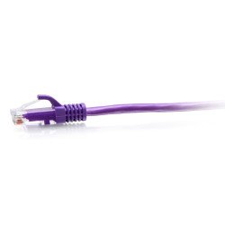 C2G Câble de raccordement Ethernet fin Cat6a non blindé (UTP) avec protection anti-accrochage de 0,3 m - Violet C2G Câble de raccordement Ethernet fin Cat6a non blindé (UTP) avec protection anti-accrochage de 0,3 m - Violet