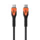 Urban Armor Gear Kevlar câble USB USB 2.0 1,5 m USB C 0,48 Gbit/s 140 W Noir, Orange