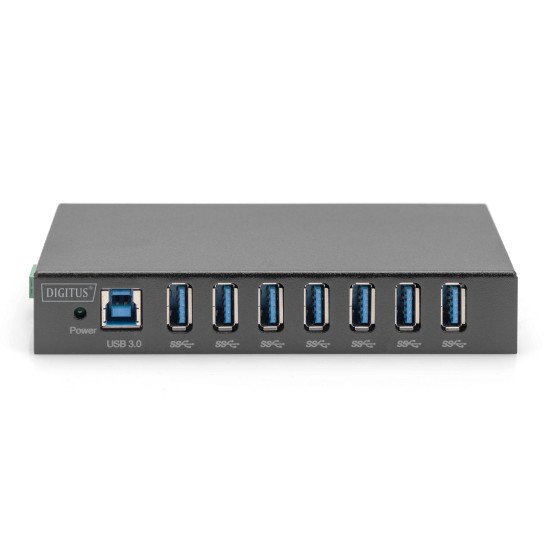 Digitus Hub USB 3.0, 7 ports, Industriel