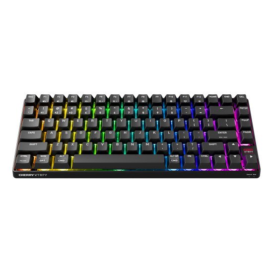 CHERRY XTRFY K33 Compact Wireless clavier Gaming USB + RF Wireless + Bluetooth QWERTY Anglais américain Noir