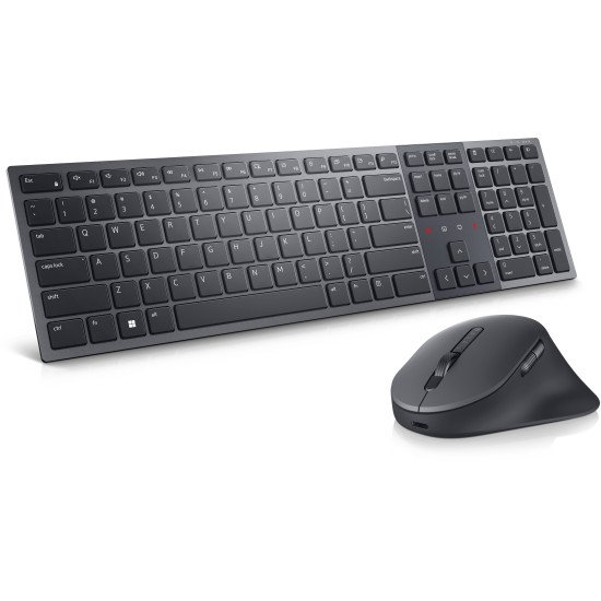 DELL KM900 clavier Souris incluse RF sans fil + Bluetooth QWERTY Anglais britannique Graphite