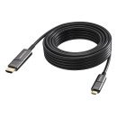 Vision TC 15MUSBCHDMI+/BL câble vidéo et adaptateur 15 m USB Type-C HDMI Type A (Standard) Noir