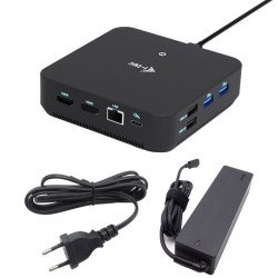 i-tec USB-C DP Dual HDMI Docking Station with Power Delivery 100 W + Universal Charger 100W i-tec USB-C DP Dual HDMI Docking Station with Power Delivery 100 W + Universal Charger 100W