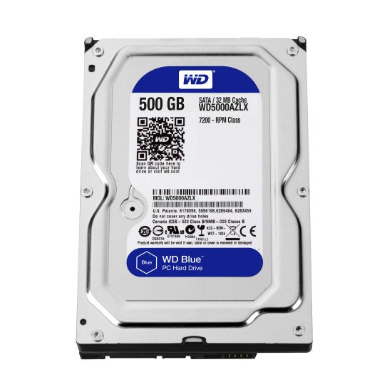 Western Digital WD5000AZLX Blue WD5000AZLX3.5" 500 Go Série ATA III