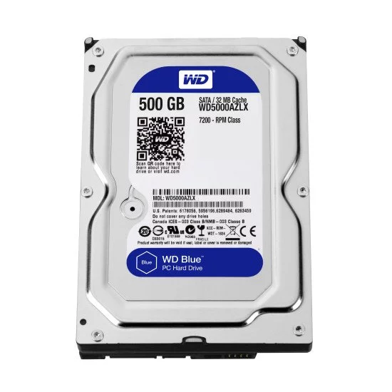 Western Digital WD5000AZLX Blue WD5000AZLX3.5" 500 Go Série ATA III Western Digital WD5000AZLX Blue WD5000AZLX3.5" 500 Go Série ATA III