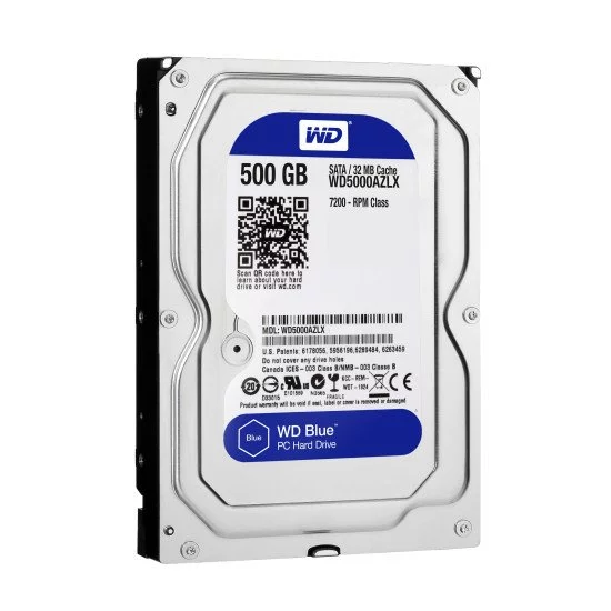 Western Digital WD5000AZLX Blue WD5000AZLX3.5" 500 Go Série ATA III Western Digital WD5000AZLX Blue WD5000AZLX3.5" 500 Go Série ATA III