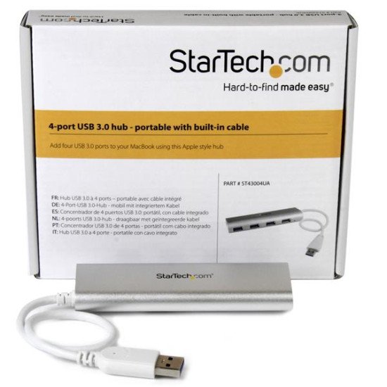 StarTech.com Hub USB 3.0 compact à 4 ports