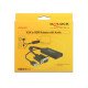 DeLOCK 0.25m VGA+USB2.0-A/HDMI 0,25 m VGA (D-Sub) + USB Noir