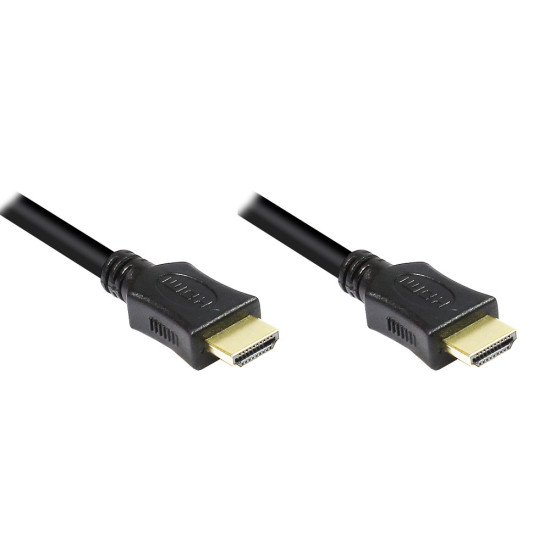 Alcasa 4514-010 câble HDMI 1 m HDMI Type A (Standard) Noir