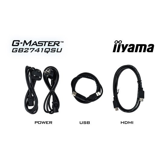 iiyama G-MASTER GB2741QSU-B1 écran PC 68,6 cm (27") 2560 x 1440 pixels Noir