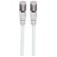 Intellinet Câble patch réseau, Cat6, 20 m, blanc, cuivre, S/FTP, LSOH/LSZH, PVC, RJ45, contacts plaqués or, anti-accroc, avec manchon, garantie à vie