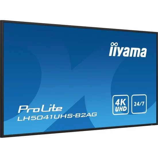 iiyama LH5041UHS-B2AG affichage de messages Écran plat de signalisation numérique 127 cm (50") LCD 500 cd/m² 4K Ultra HD Noir 24/7 iiyama LH5041UHS-B2AG affichage de messages Écran plat de signalisation numérique 127 cm (50") LCD 500 cd/m² 4K Ultra HD Noir 24/7