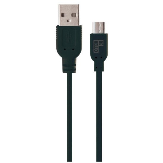 BeHello USB - Micro USB 1.2m câble USB 1,2 m USB 2.0 USB A Micro-USB A Noir