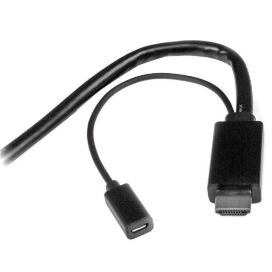 StarTech.com Câble adaptateur HDMI, DisplayPort ou Mini DisplayPort vers HDMI de 2 m - Noir
