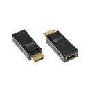 Alcasa HDMI - DisplayPort F/M Noir