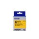 Epson LK-2YBP - Couleur Pastel - Noir surJaune - 6mmx9m