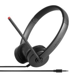 Lenovo Stereo Analog Casque Avec fil Arceau Bureau/Centre d'appels Noir Lenovo Stereo Analog Casque Avec fil Arceau Bureau/Centre d'appels Noir