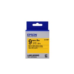 Epson LK-3YBP - Couleur Pastel - Noir sur Jaune - 9mmx9m