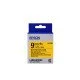 Epson LK-3YBW - Adhésif Fort - Noir sur Jaune - 9mmx9m Epson LK-3YBW - Adhésif Fort - Noir sur Jaune - 9mmx9m