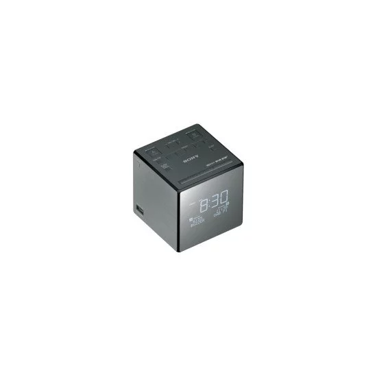 Sony XDRC1DBP Radio portable Horloge Noir, Argent Sony XDRC1DBP Radio portable Horloge Noir, Argent