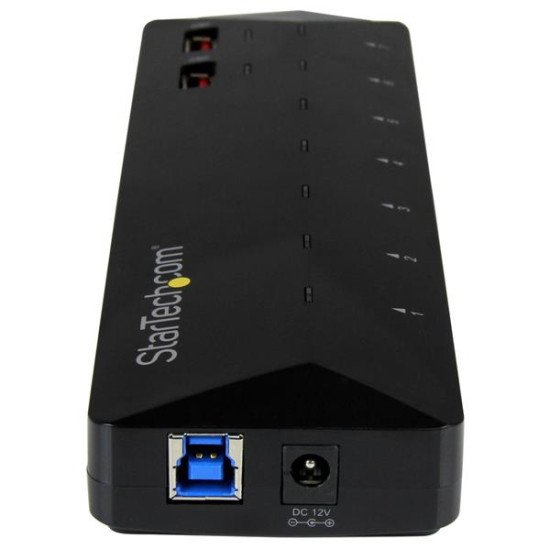 StarTech.com Hub USB 3.0 à 7 ports plus ports dédiés à la charge - 2x 2,4 A