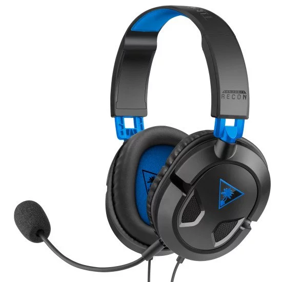 Turtle Beach Recon 50P Casque Avec fil Arceau Jouer Noir, Bleu Turtle Beach Recon 50P Casque Avec fil Arceau Jouer Noir, Bleu