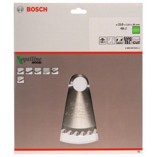 Bosch 2 608 640 623 lame de scie circulaire 21 cm 1 pièce(s)