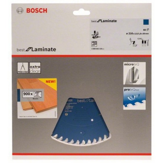 Bosch 2 608 642 133 lame de scie circulaire 21,6 cm 1 pièce(s)